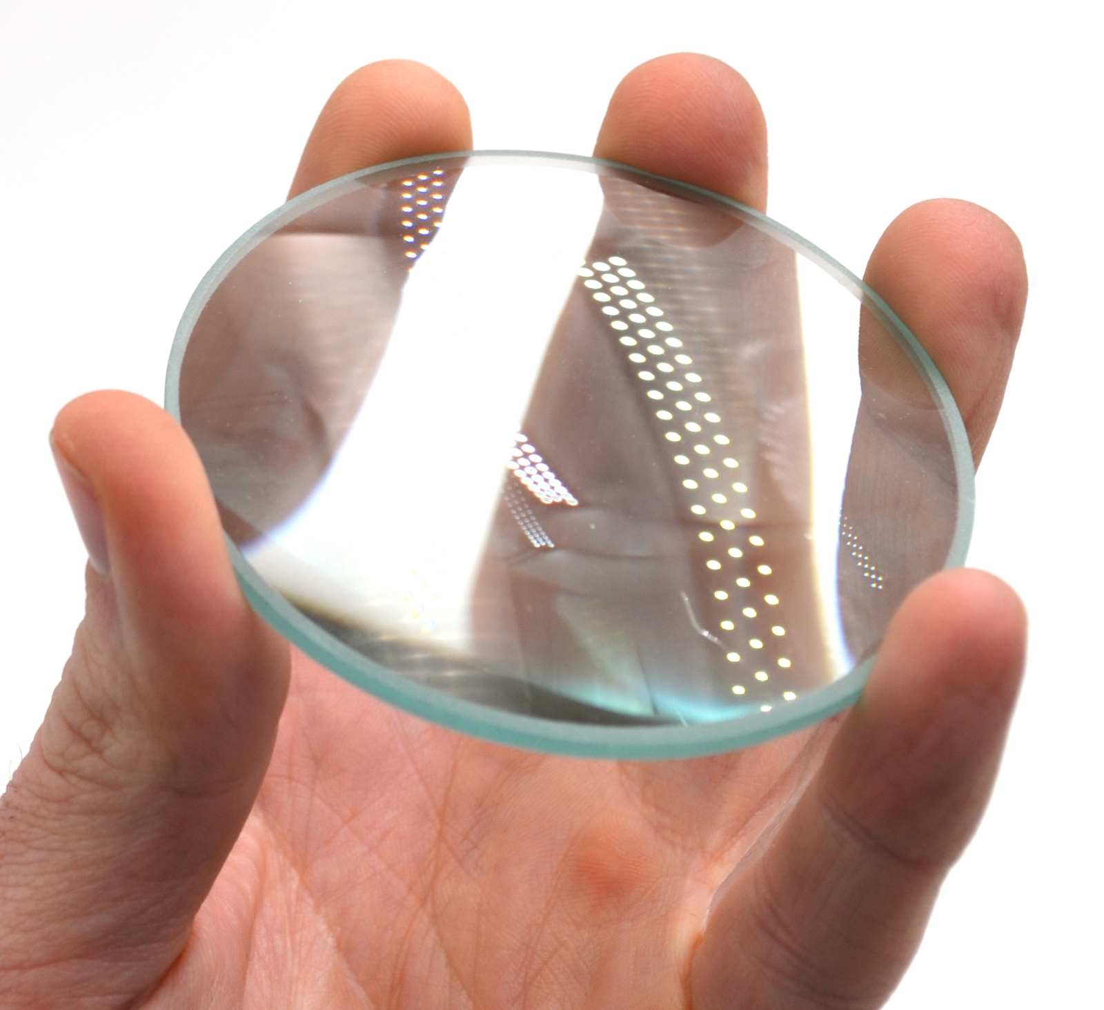 Double Convex Lens, 150mm Focal Length, 3″ (75mm) Diameter – Eisco Labs