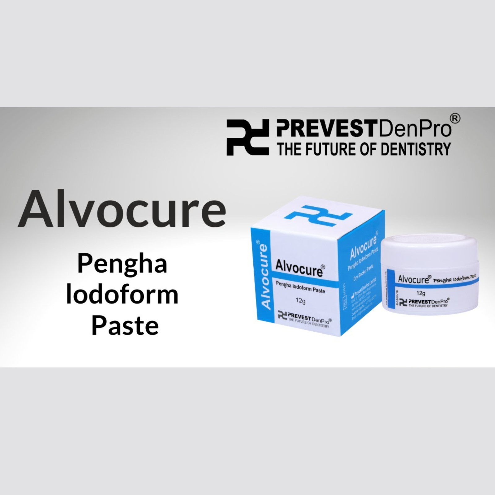 Prevest Denpro Alvocure Dental Dry Socket Paste Alveolitis Dressing Iodoform Jar