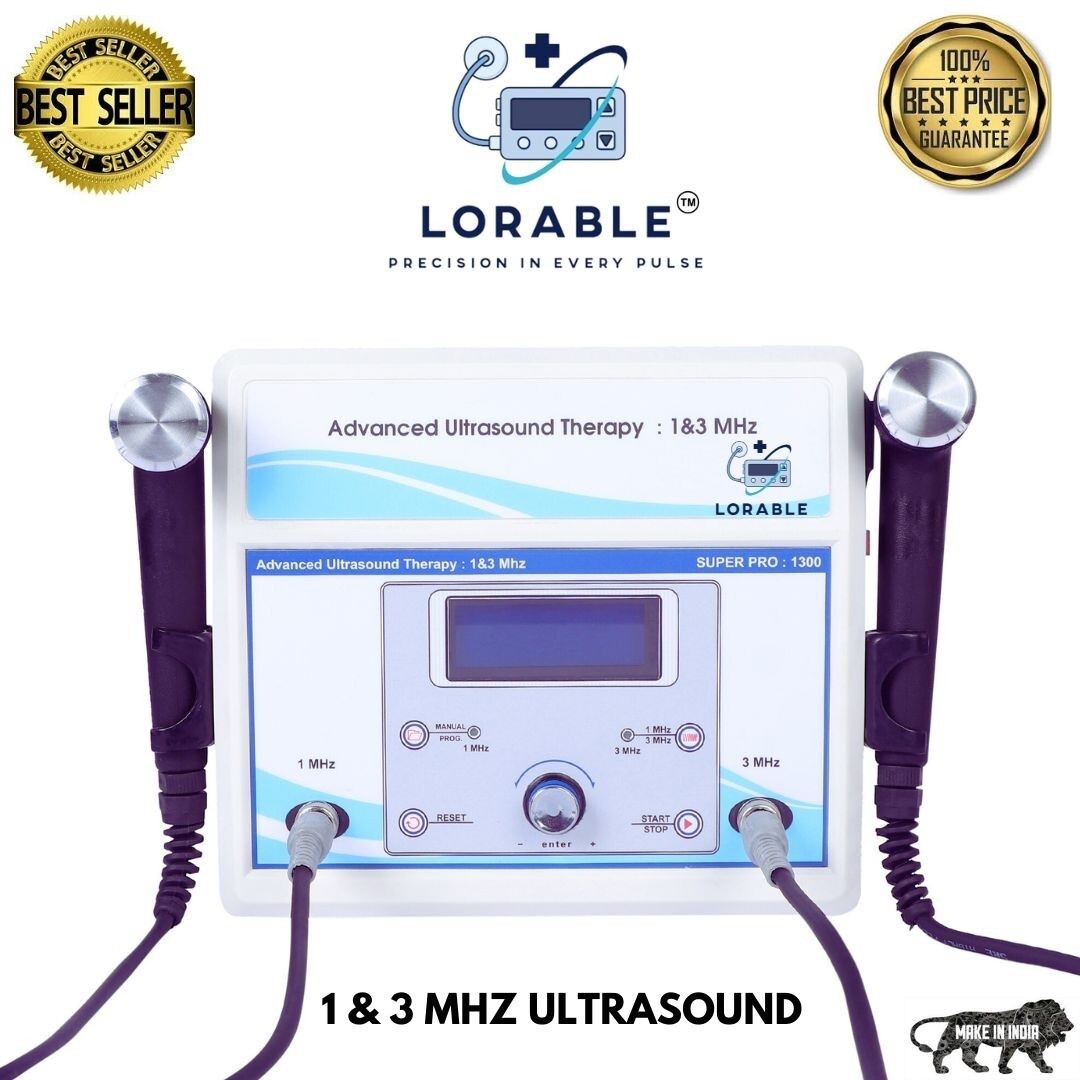 1 & 3 MHz Ultrasound Therapy Device For Pain Relief & Therapeutic Massage