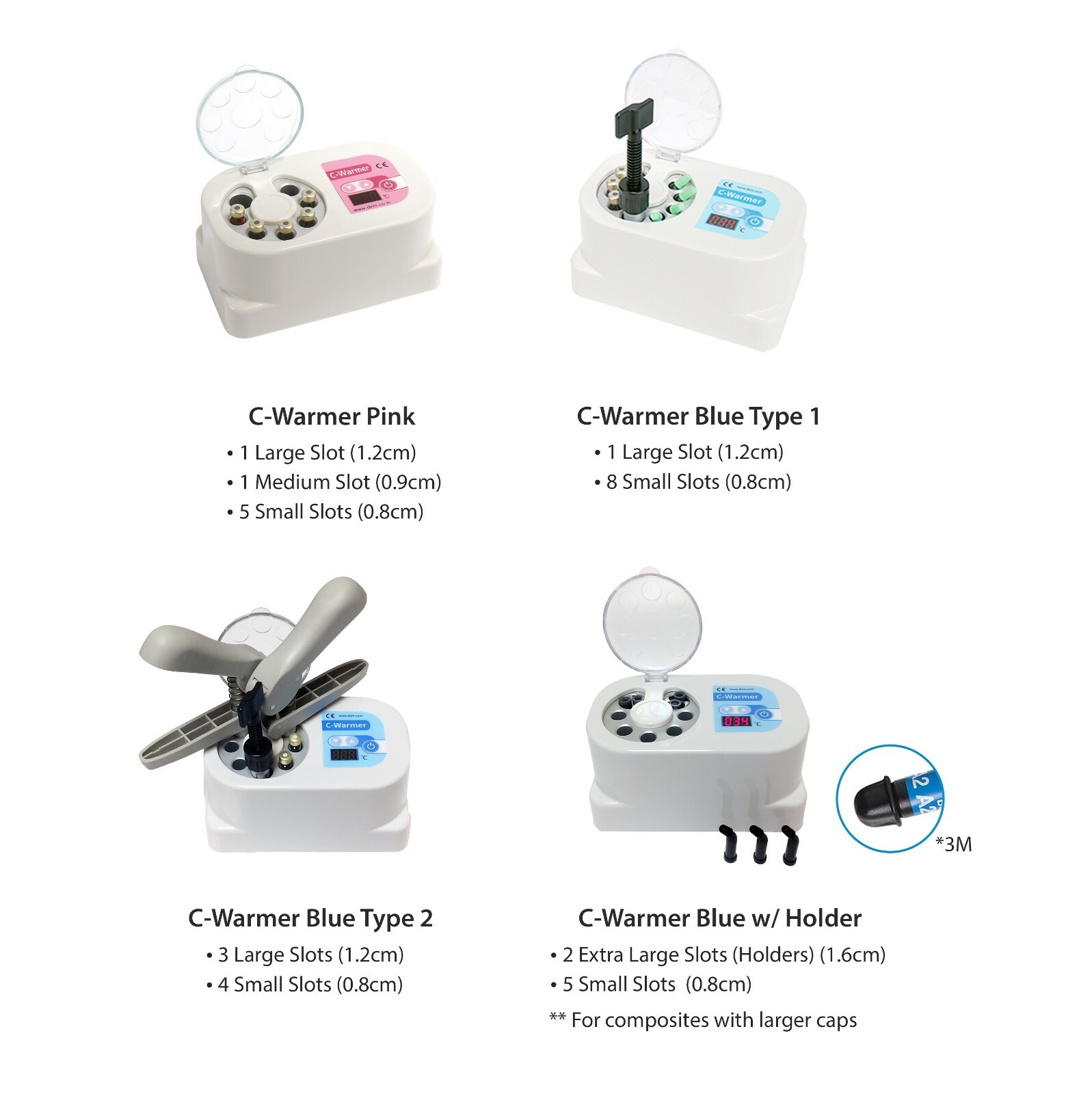 [DXM]C-Warmer Blue T2 Dental Composite Resin Compule Anesthetic Cartridge Warmer