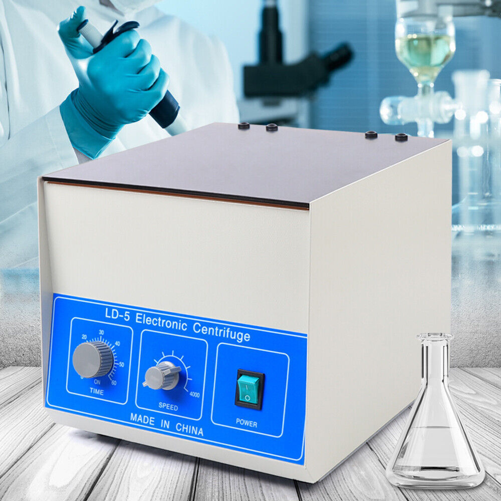 4000RPM Electric Centrifuge Machine Lab Benchtop Medical Equipment 50/100ml