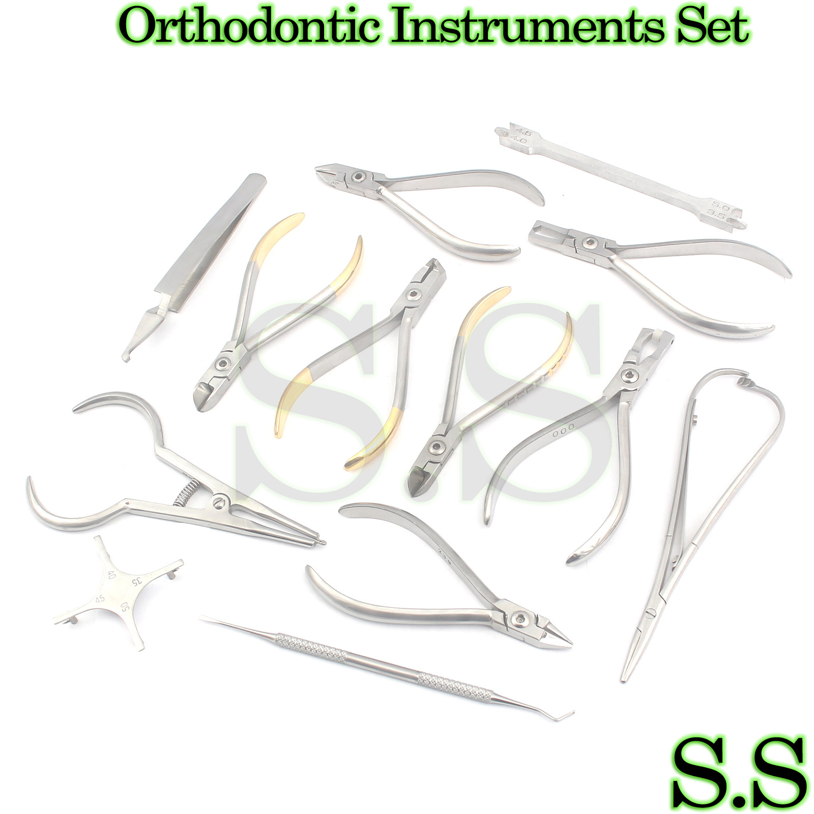 15 Set Orthodontic Instruments Of 13 Pieces, DN-497