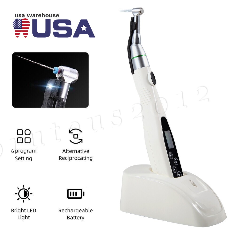 Dental 16:1 Endo Motor LED Contra Angle Root Canal / Endodontic Rotary Files