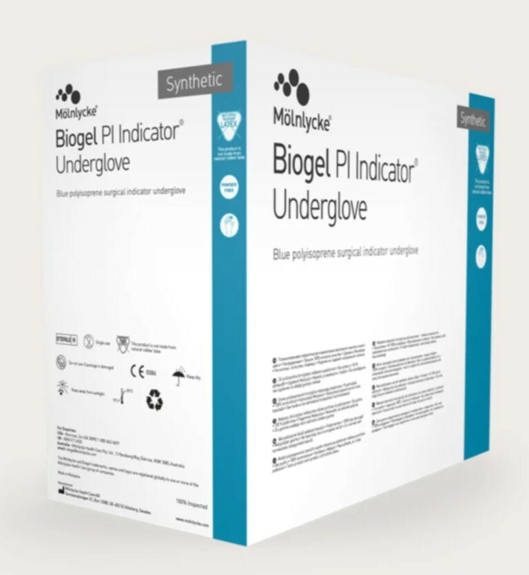 *50-Pairs* Molnlycke Biogel PI Indicator Underglove Size-7 Polyisoprene 41670
