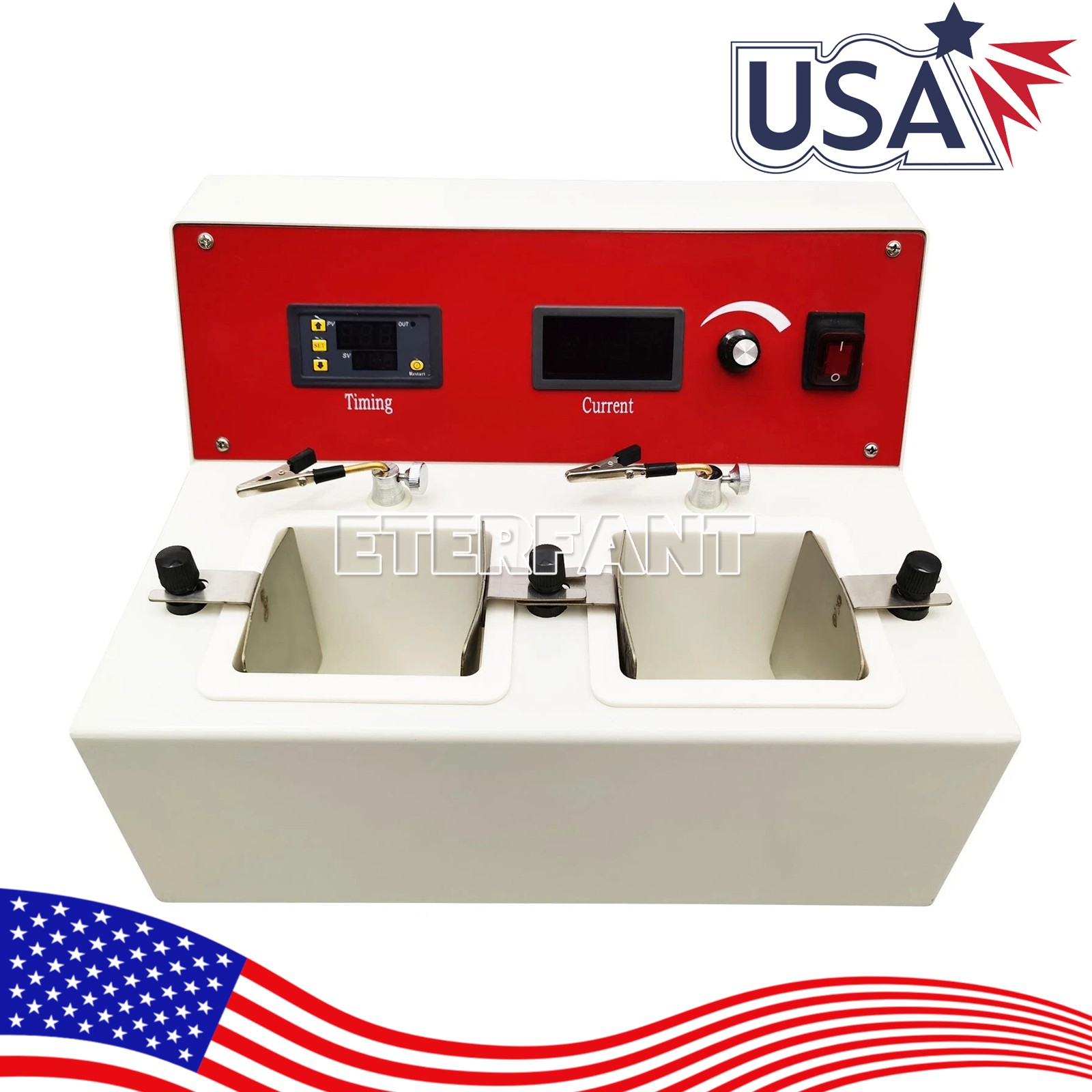 Dental Lab Electrolytic Polishing Machine with Positive Swing Function/Two Cells