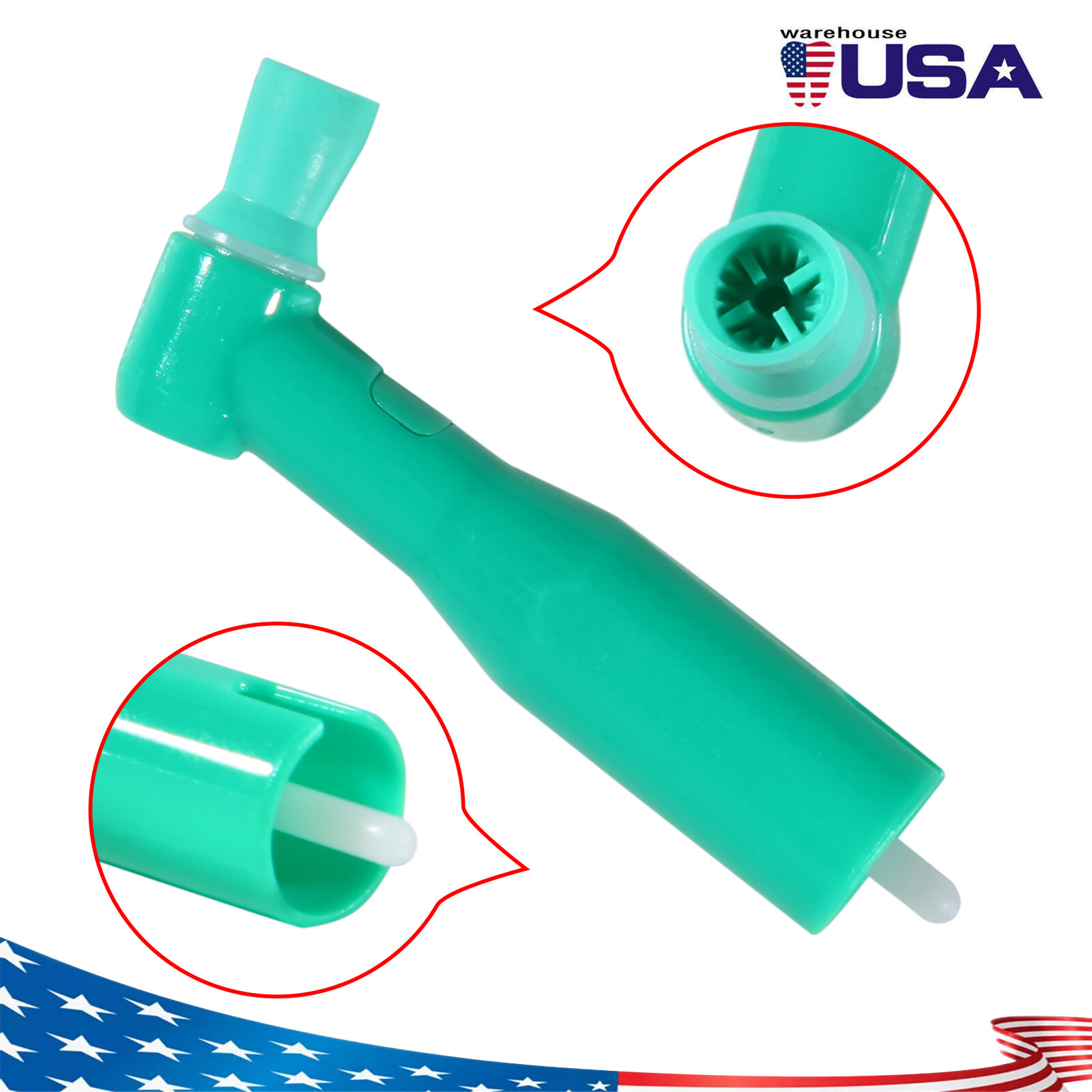 100pcs Dental Disposable Prophy Angles Soft Cup Latex Free Right Angle 105°angle