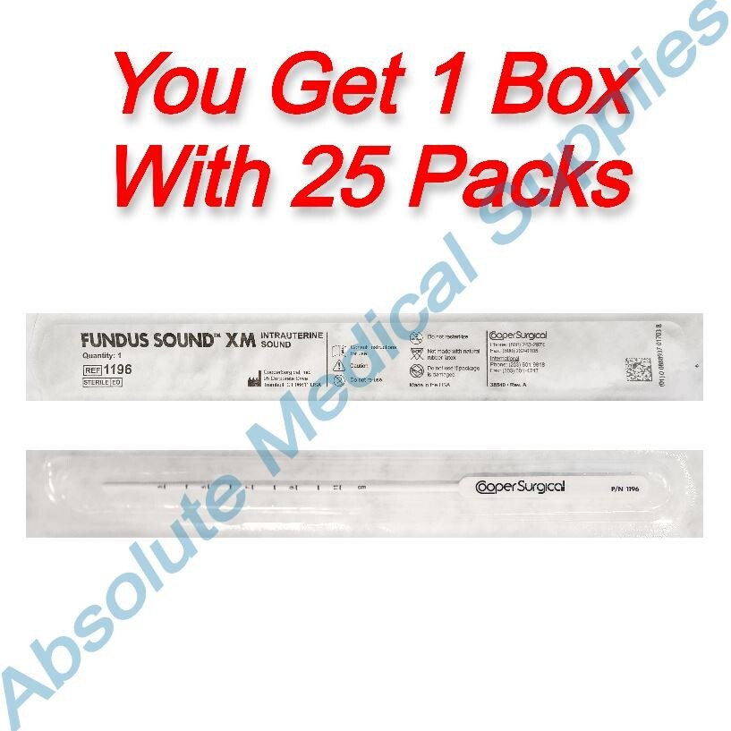 *25-Packs* Cooper Surgical Fundus Sound XM Sterile 1196