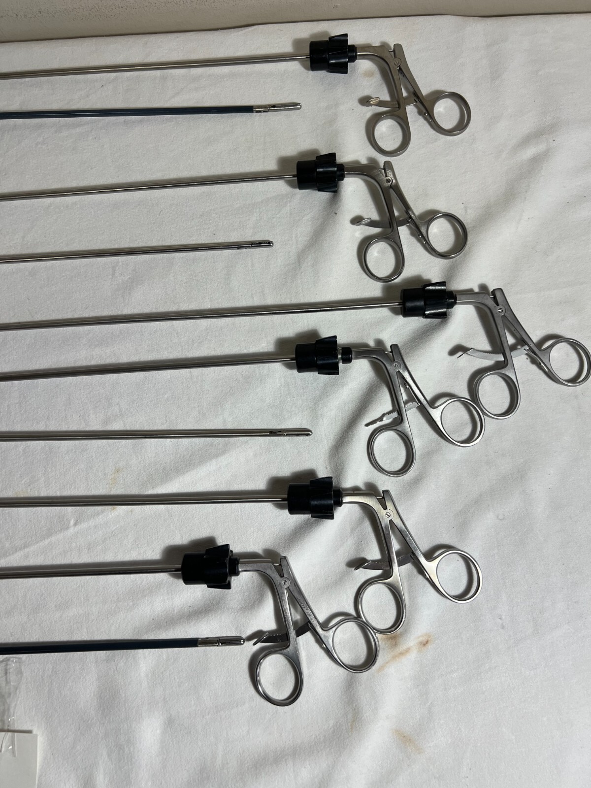 Jarit B625-108 Surgical Roto-Lok Grasping Forceps w/Ratchet Ring Handle (QTY-10)