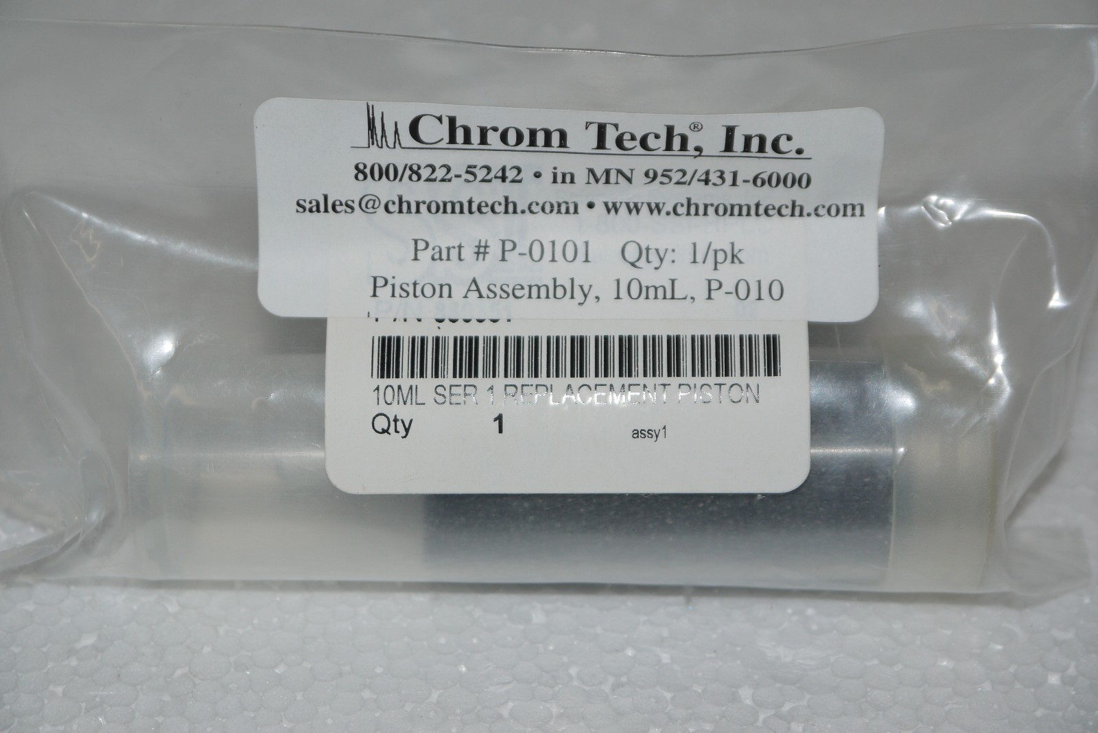 Chrom Tech 880351 P-0101 Assembly Single Piston Isocratic Pump 10mL Ser. 1 New