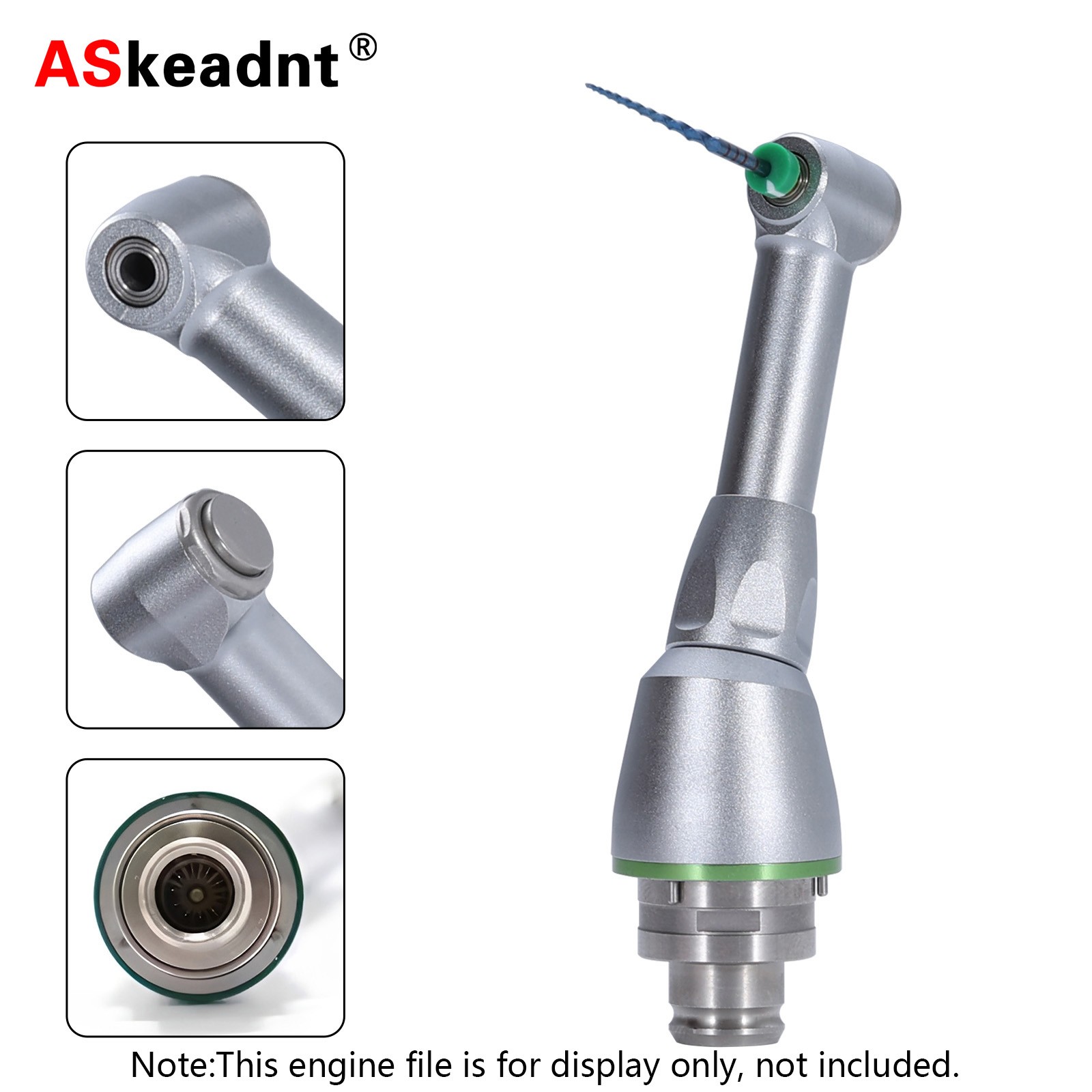 1-10 Dental Cordless LED Endo Motor 16:1 Contra Angle/Contra Angle Head po