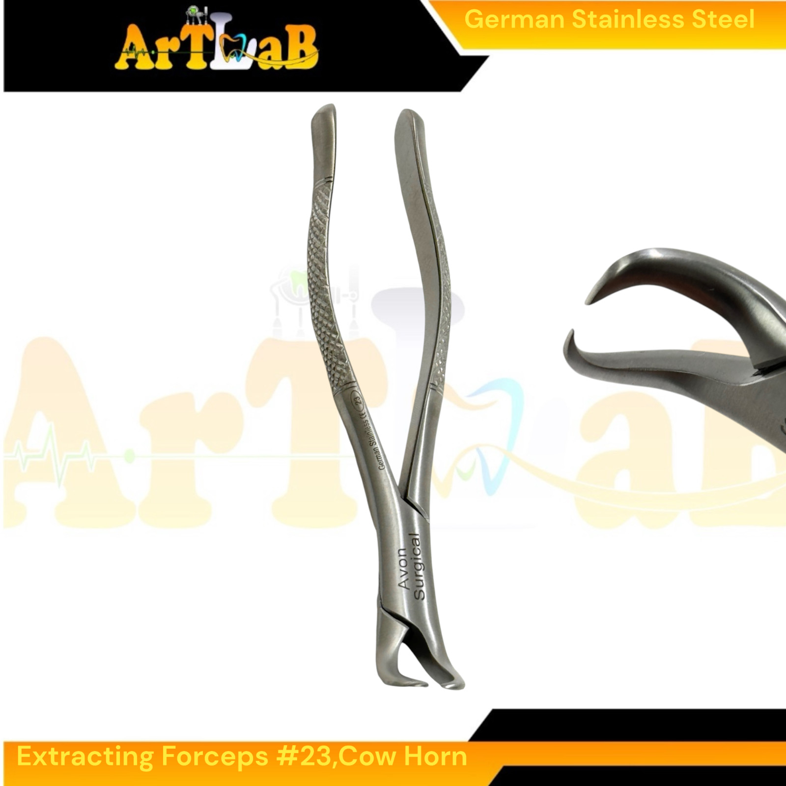 Extraction Forceps Upper Molars, Lower Molars, Universal -German Stainless Steel