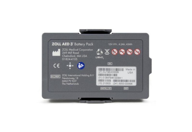 New Battery For ZOLL AED 3 Defibrillator 12v 4.2Ah / 8000-000696 / New Date