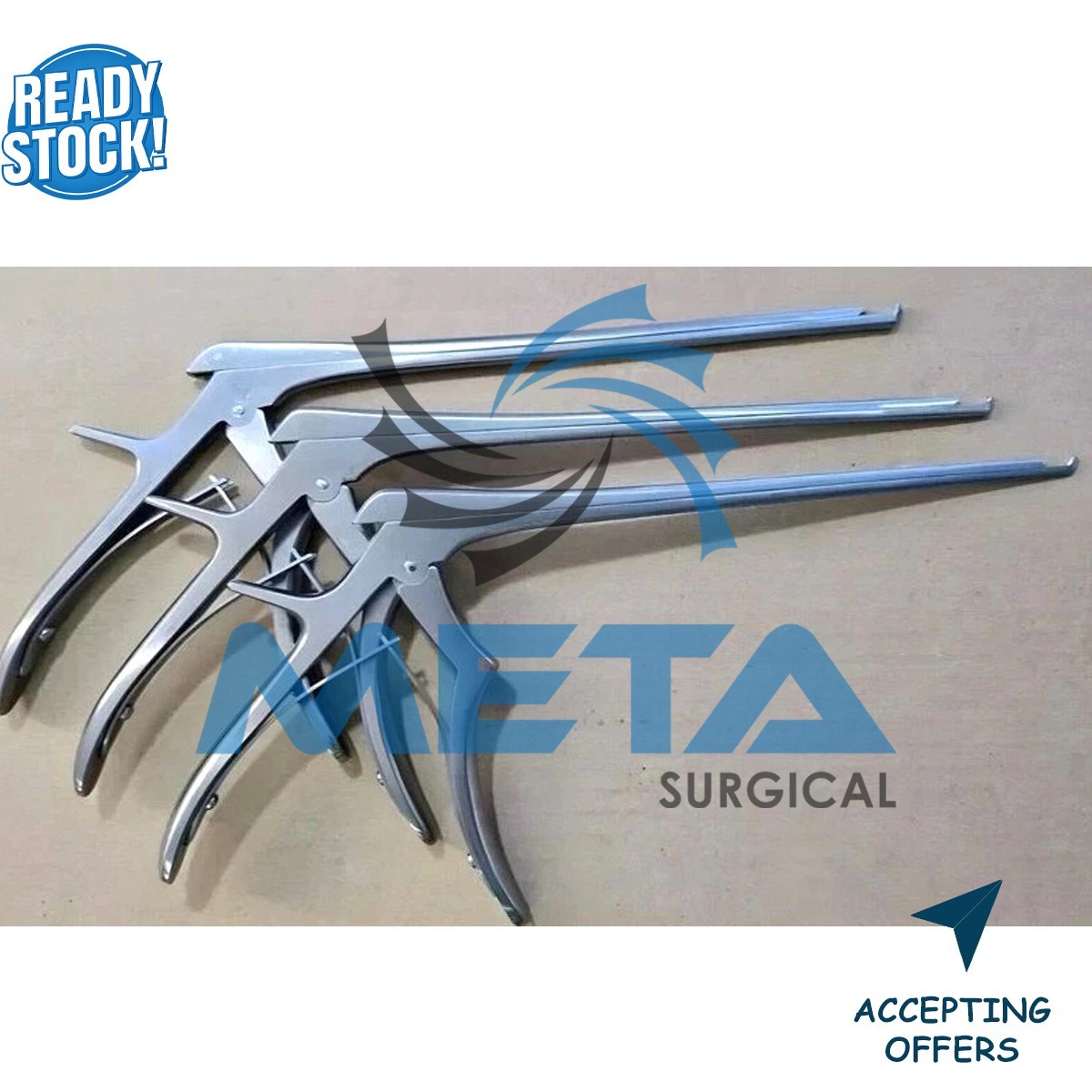 AESCULAP Kerrison Rongeur Set 1mm 2mm 3mm Neurosurgical Spine Surgery Instrument