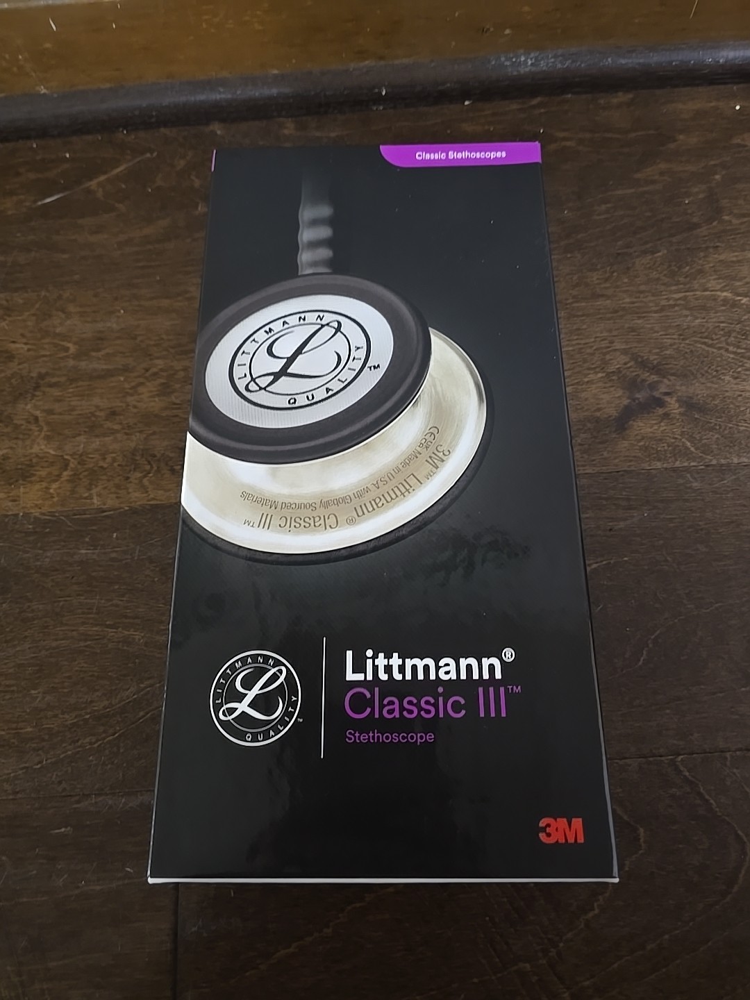 3M Littmann Classic III Stethoscope New in Box, Navy Blue 27 inch