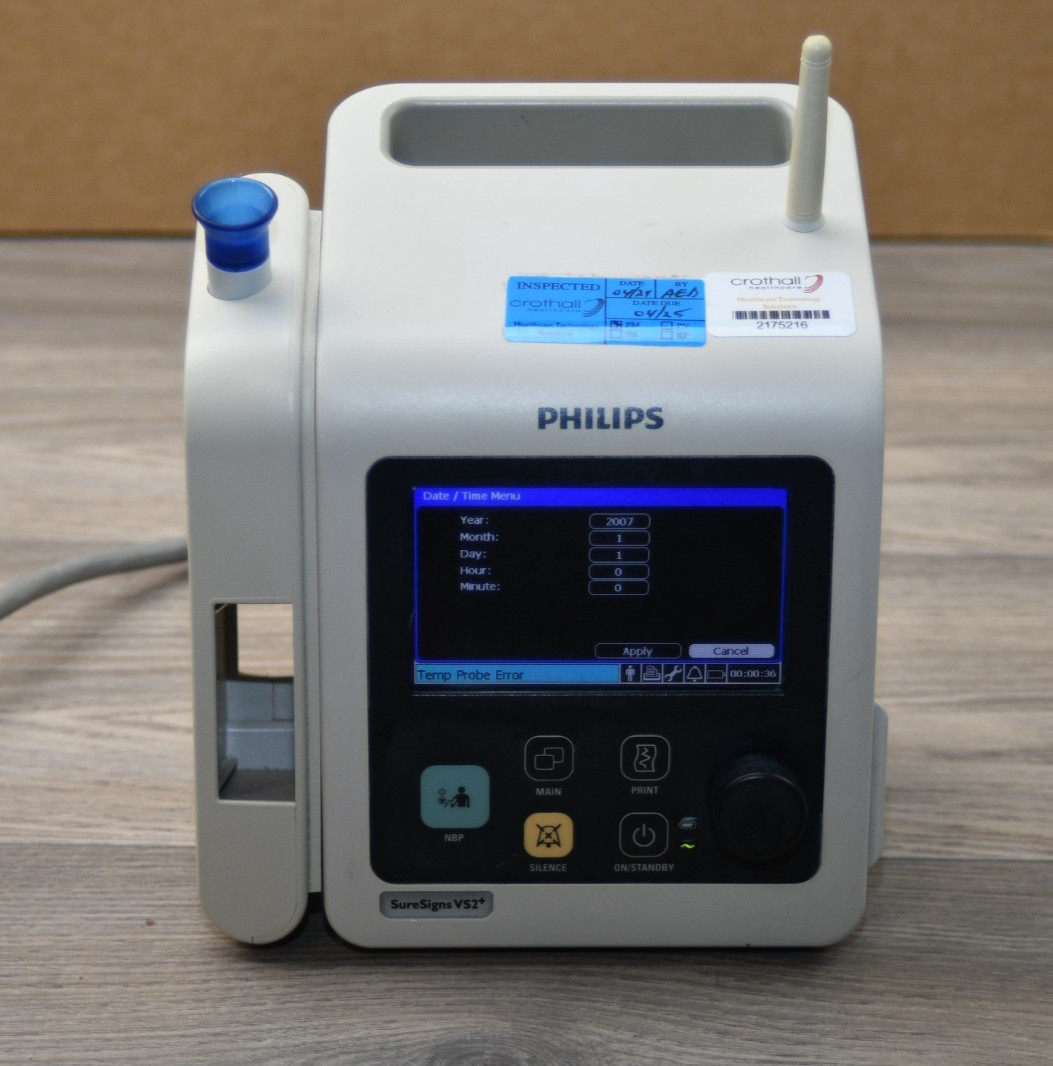 Philips SureSigns VS2+ Patient Vital Signs Monitor REF 863279 – NO CORD