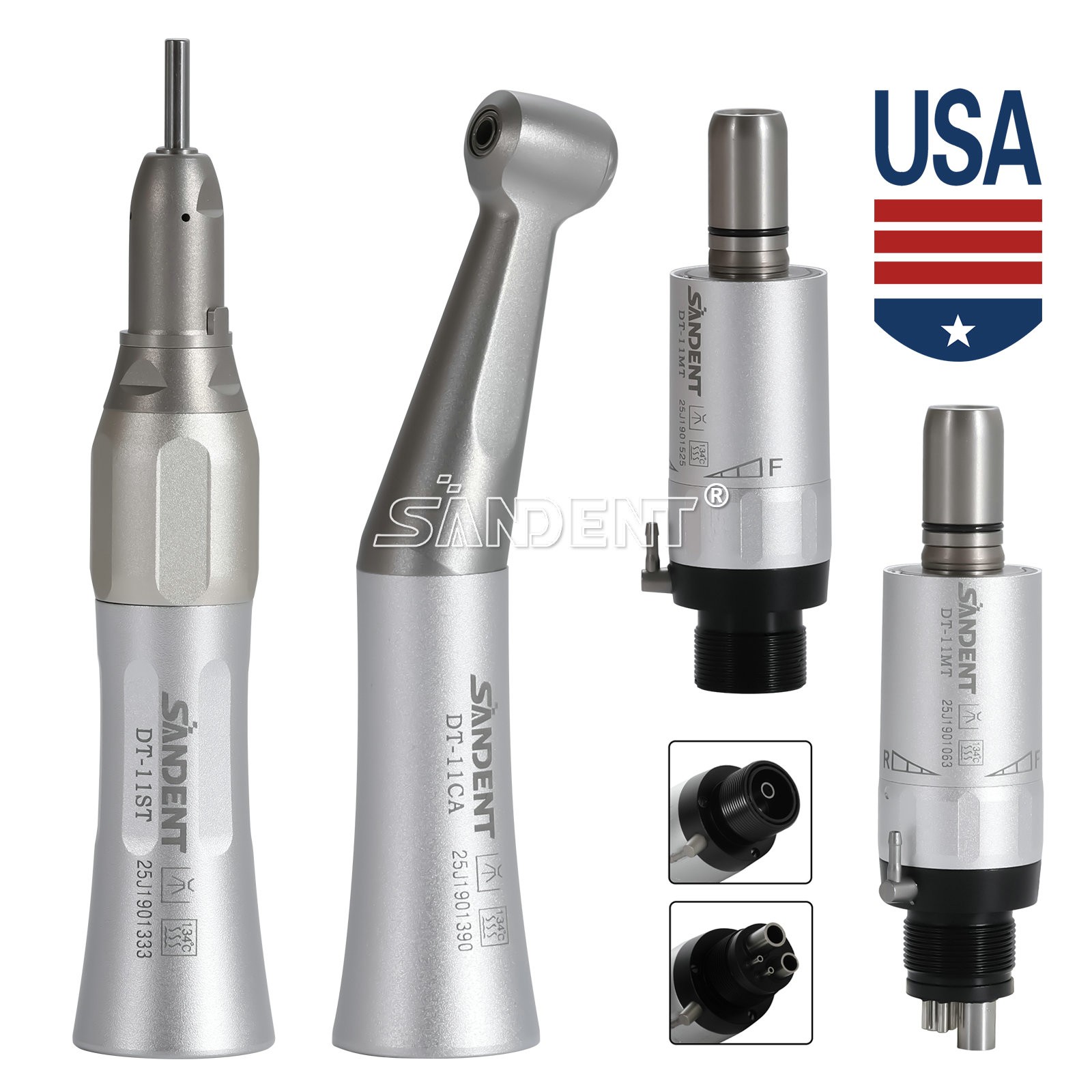 Dental E-generator LED Fiber High Speed/Slow Low Speed Handpiece 4Hole/2Hole