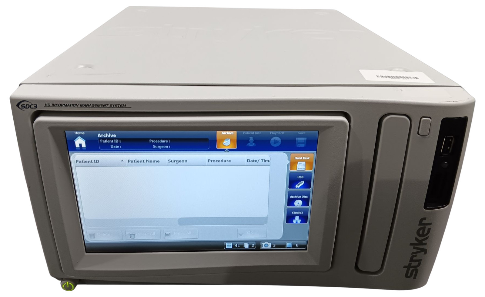 STRYKER SDC3 HD IMAGE MANAGEMENT SYSTEM