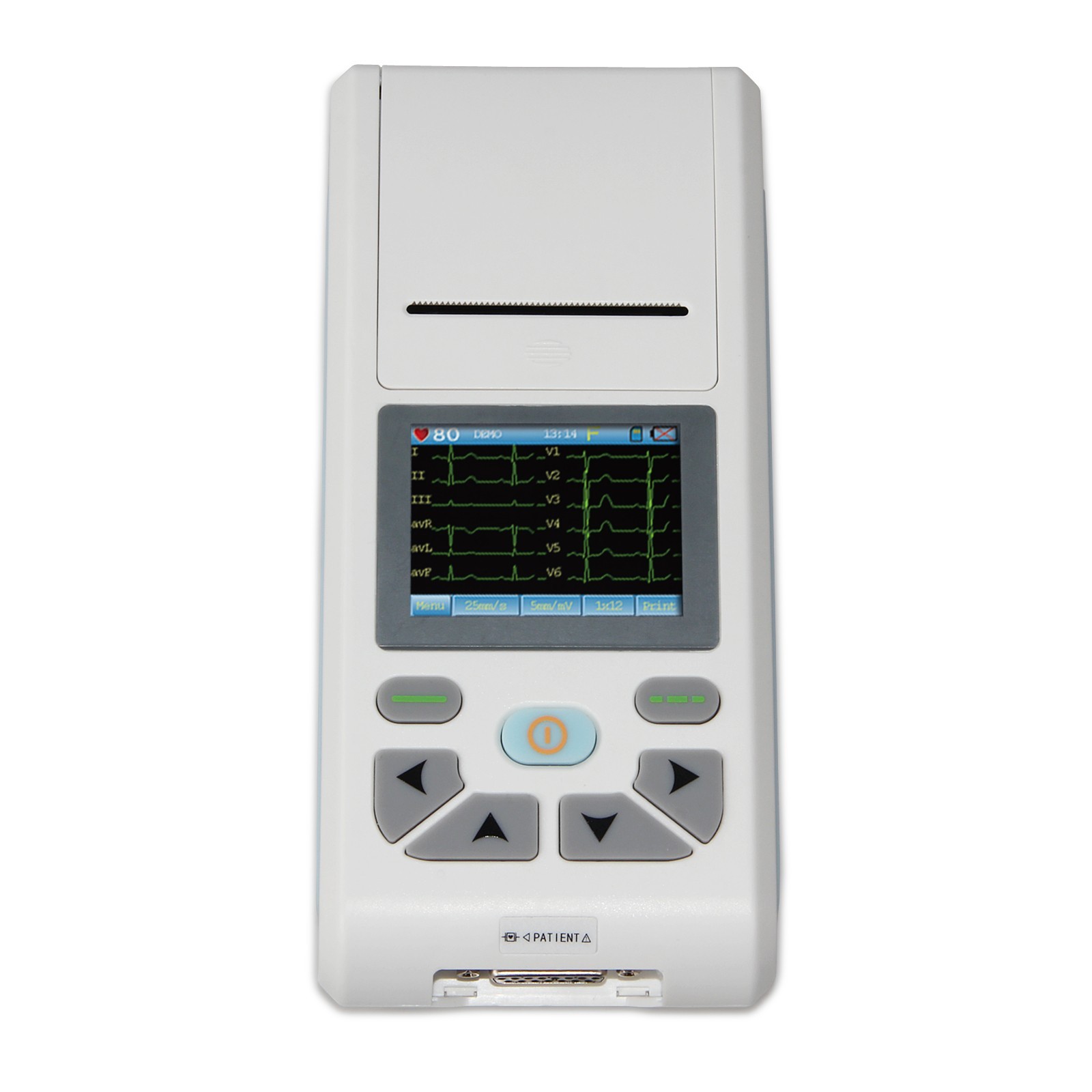 AUTO Electrocardiograph 1/3/6/12 Channel ECG EKG Machine 12 Lead Máquina de ECG