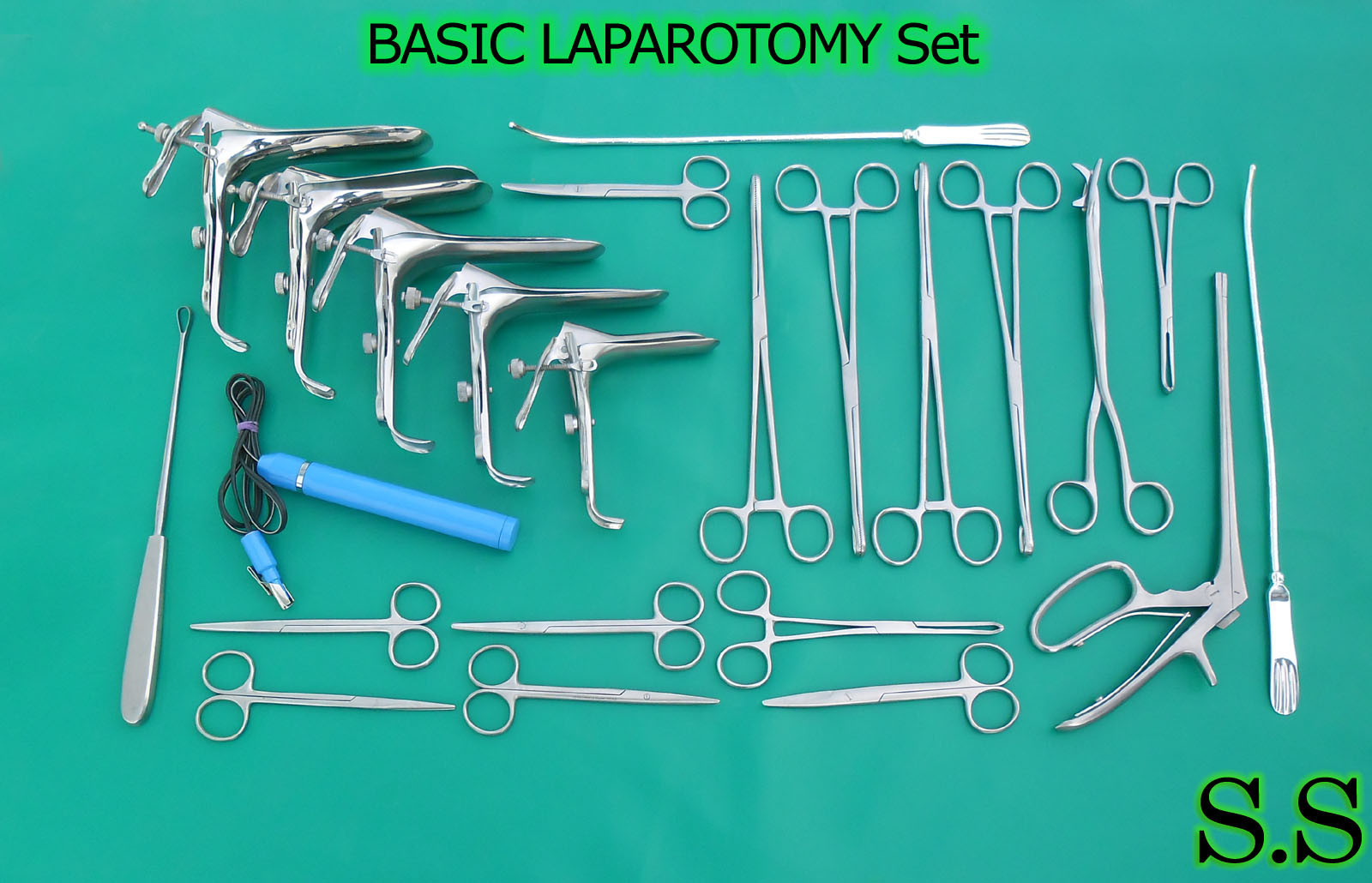 BASIC LAPAROTOMY Set of 34 Instruments DS-984
