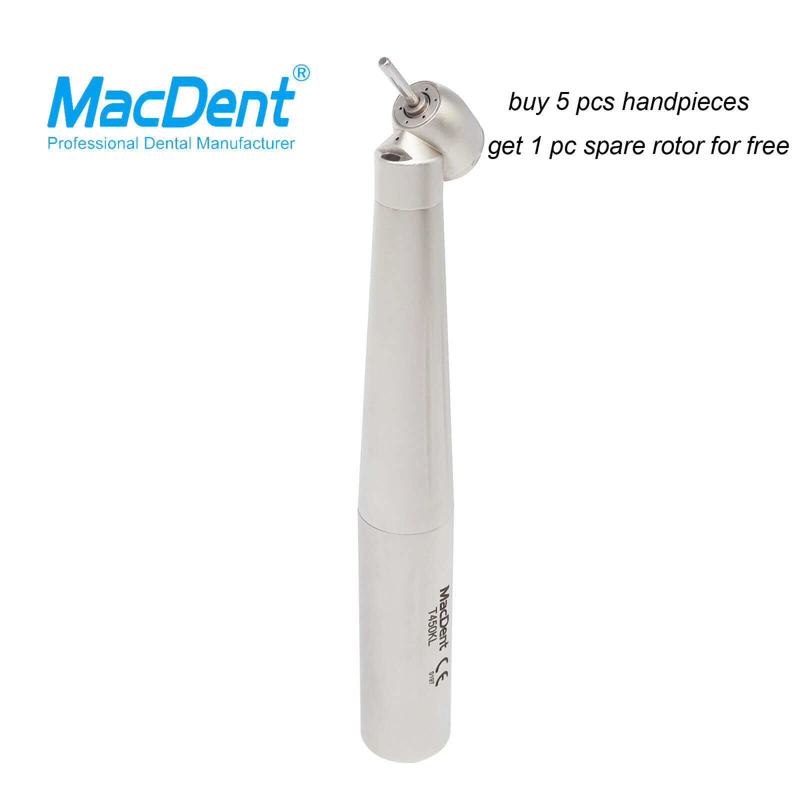 Dental 45 Degree Angle Surgical Handpiece KaVo NSK Coupler 4 Holes 6 Pins