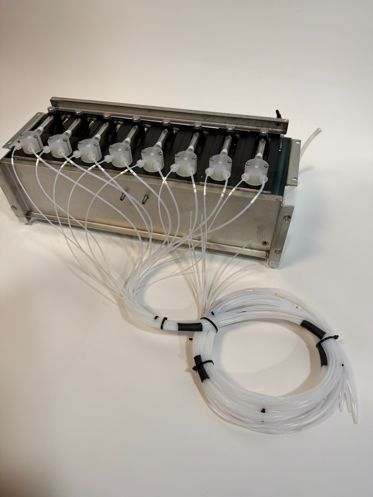 Beckman Coulter Biomek FXp 8-Channel Cavro Syringe Pump Fluidics Assy Manifold