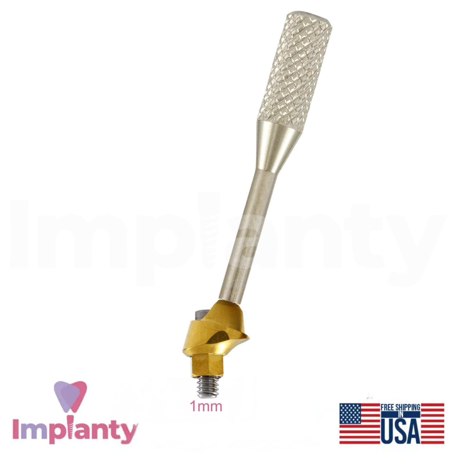 Angulated Multi Unit 1.6 Dental Prosthetic 17° Titanium Int Hex 2.42mm