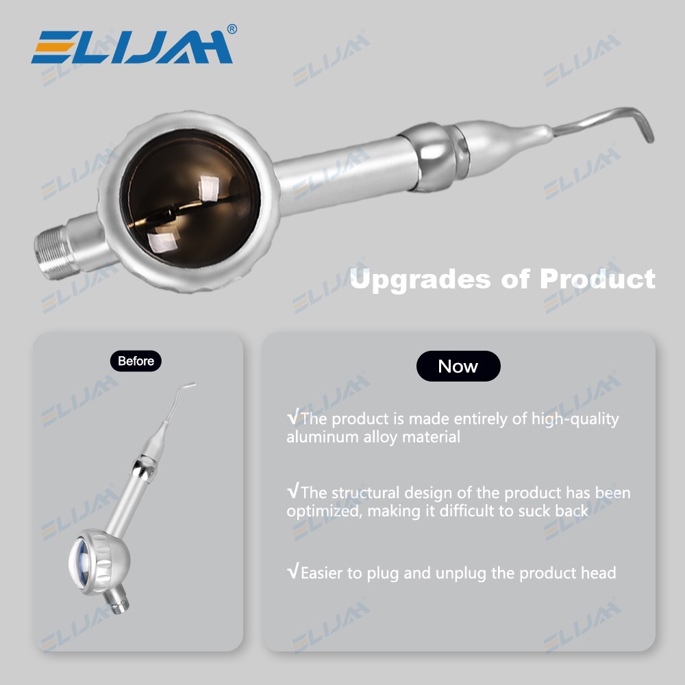 Dental Jet Air Flow Teeth Polishing Polisher Handpiece Hygiene Prophy 2/4 Holes