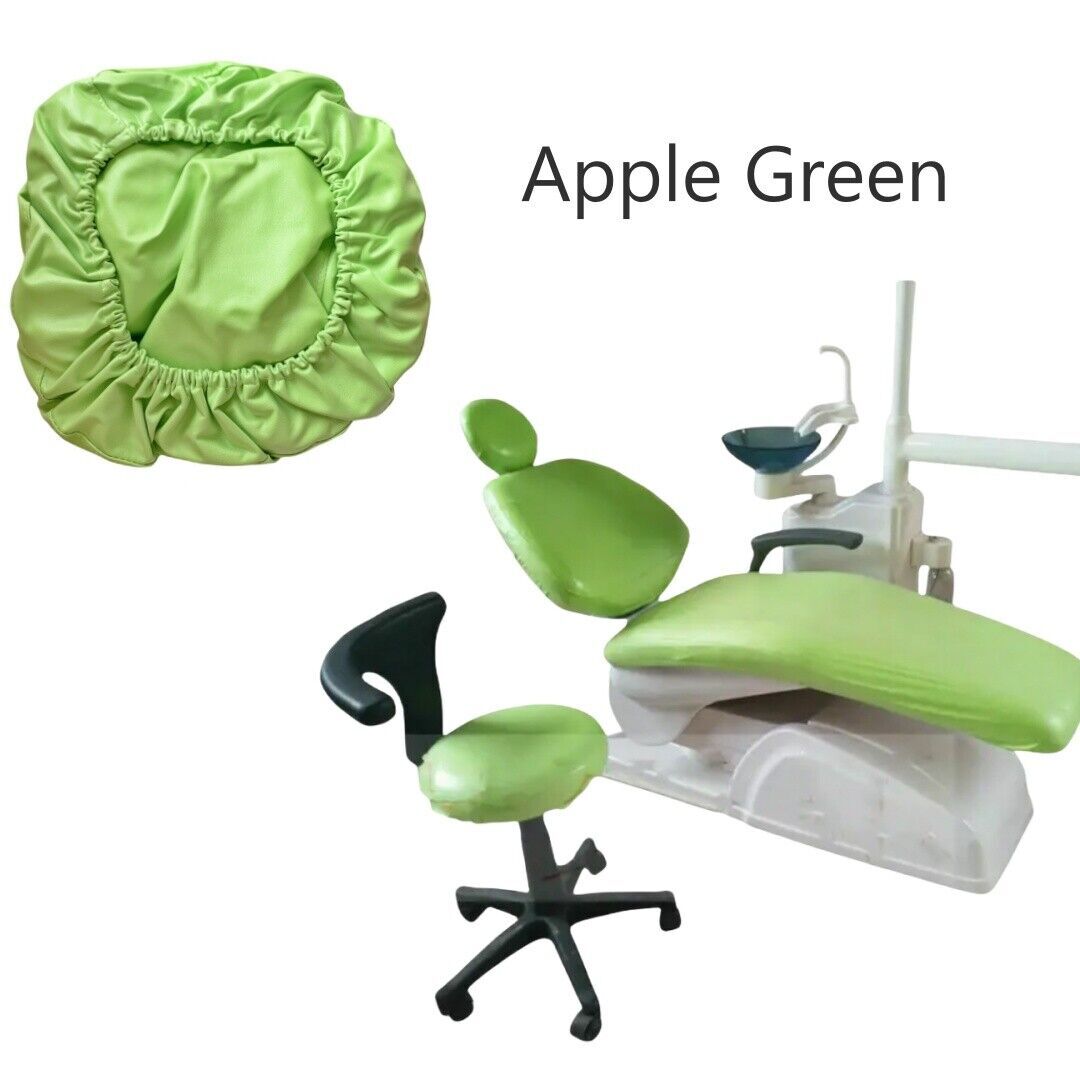 Dental PU Leather Chair Seat Cover Unit Sleeves Protector Waterproof Elastic