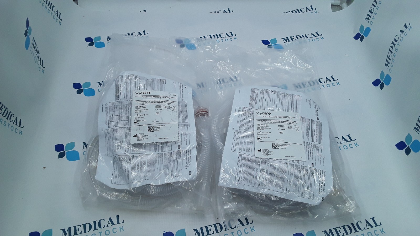 Vyaire Patient Circuit W/O Peep 15mm SPU REF 29658-001 Set of 2