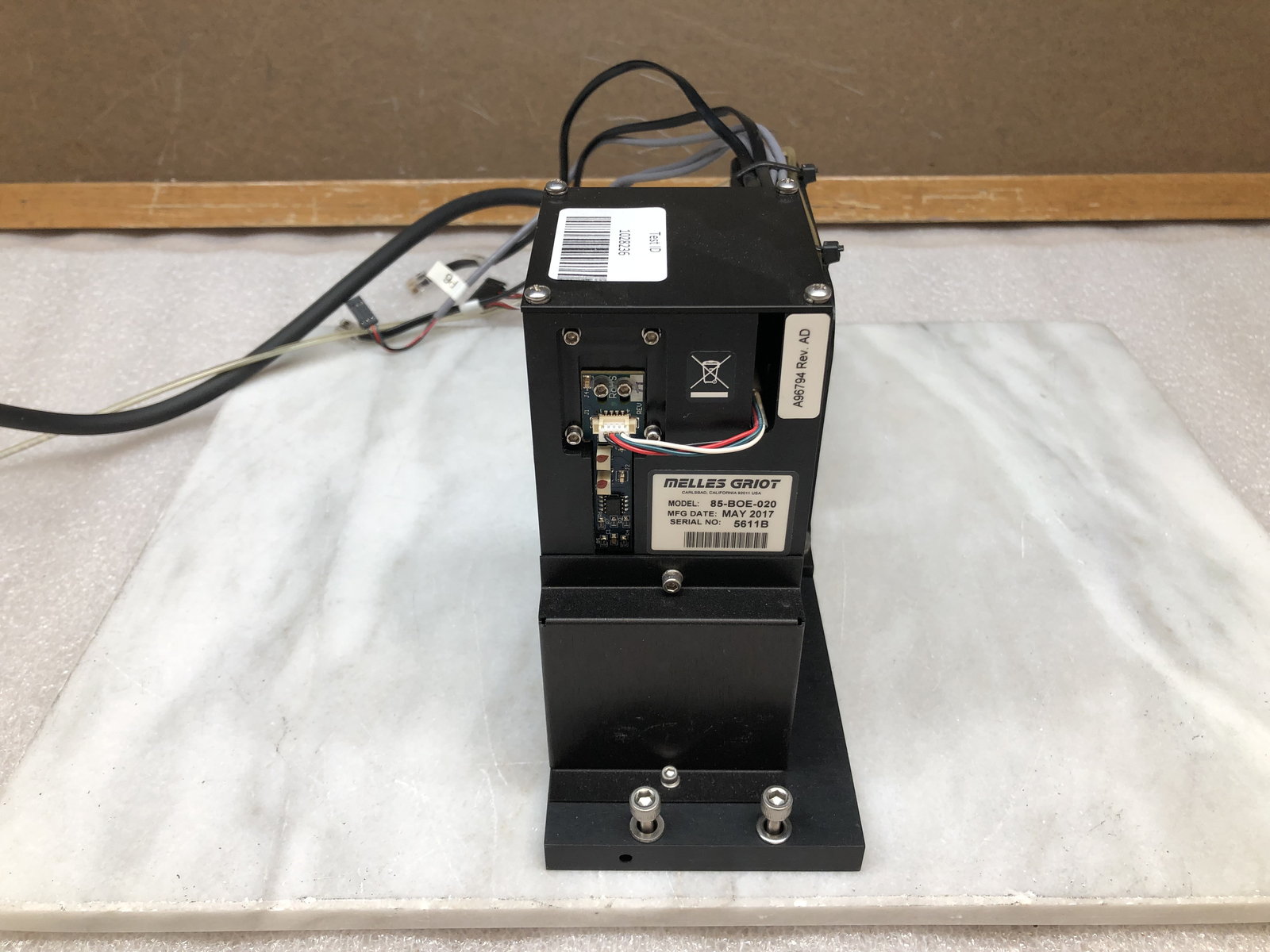 Melles Griot 85-BBB-020-068 Laser Head+ 85-BOA-020 PicoMotor Laser Focus W/Cable