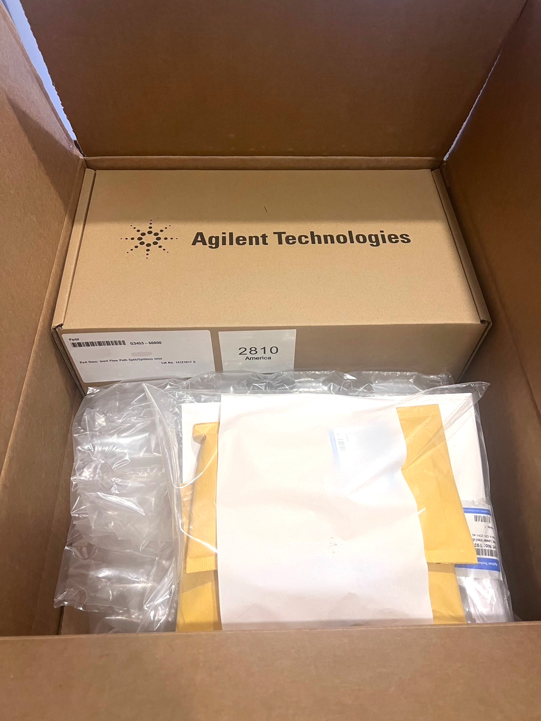Agilent G3453-64000 Inert Cap S/SL Inlet Kit G3453-60800 Inert flow path S/SL