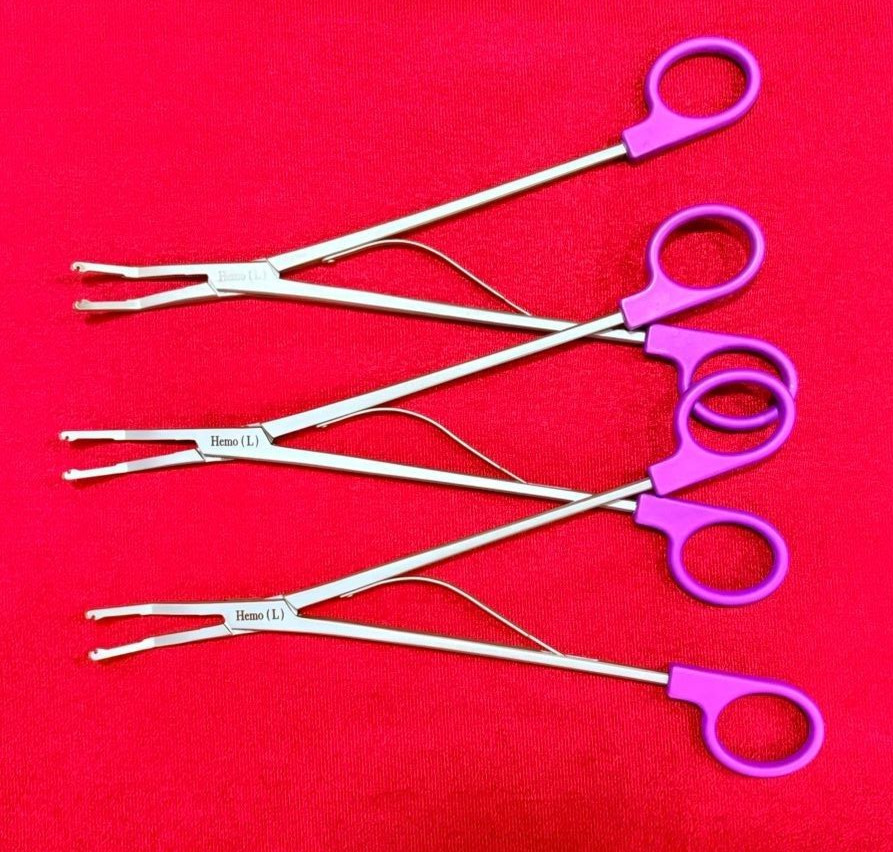 3pc-Open Surgery Large Size Hem-O-Lok Applier Best Quality Reusable Instruments