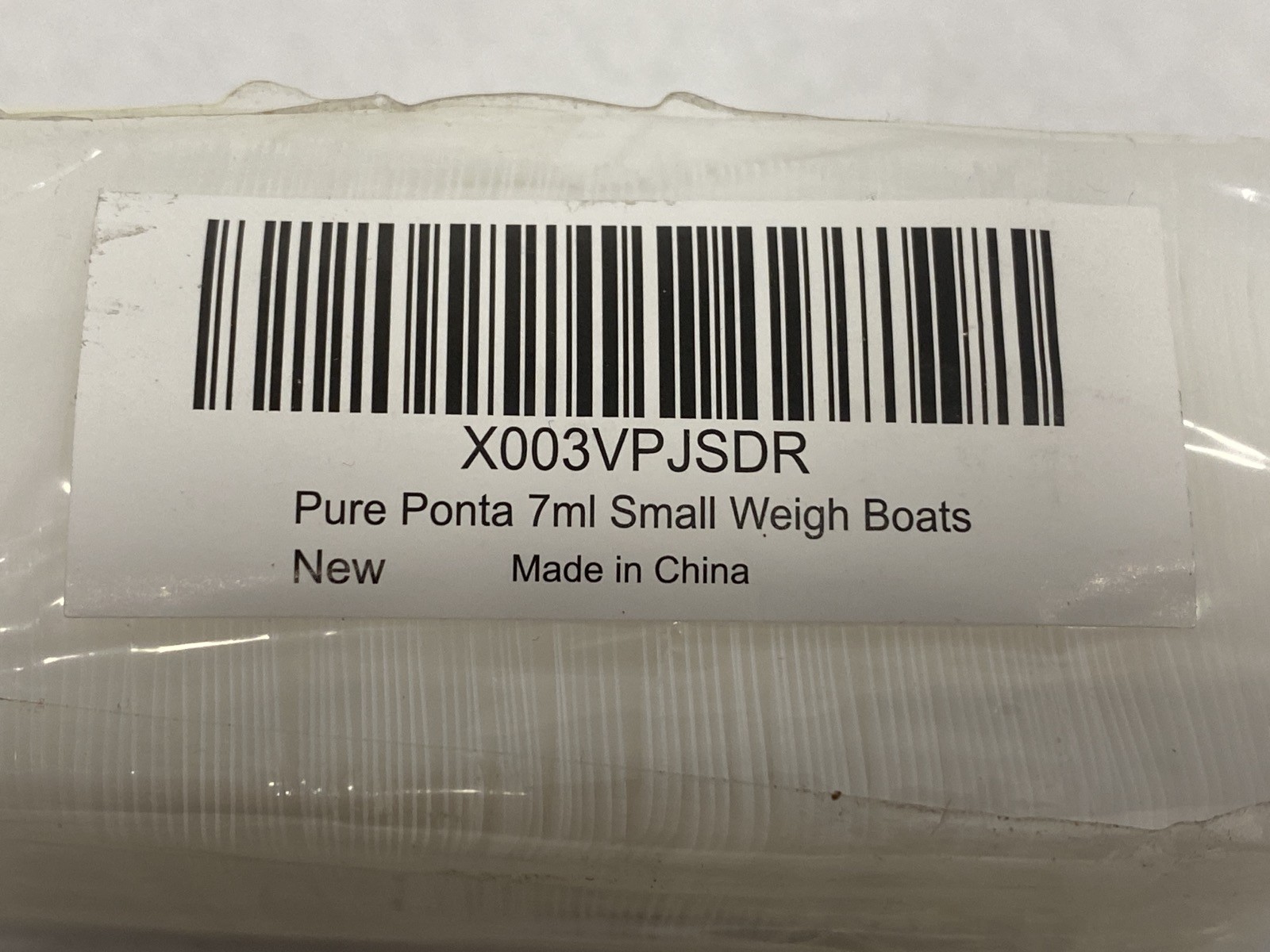 (500) PURE PONTA 7mL Disposable Small PS Weigh Dish Boat 125/Pk X003VPJSDR