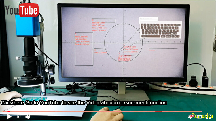 10X-180X 60FPS HDMI Industry Microscope Camera Set Stand Measurement Sony Sensor