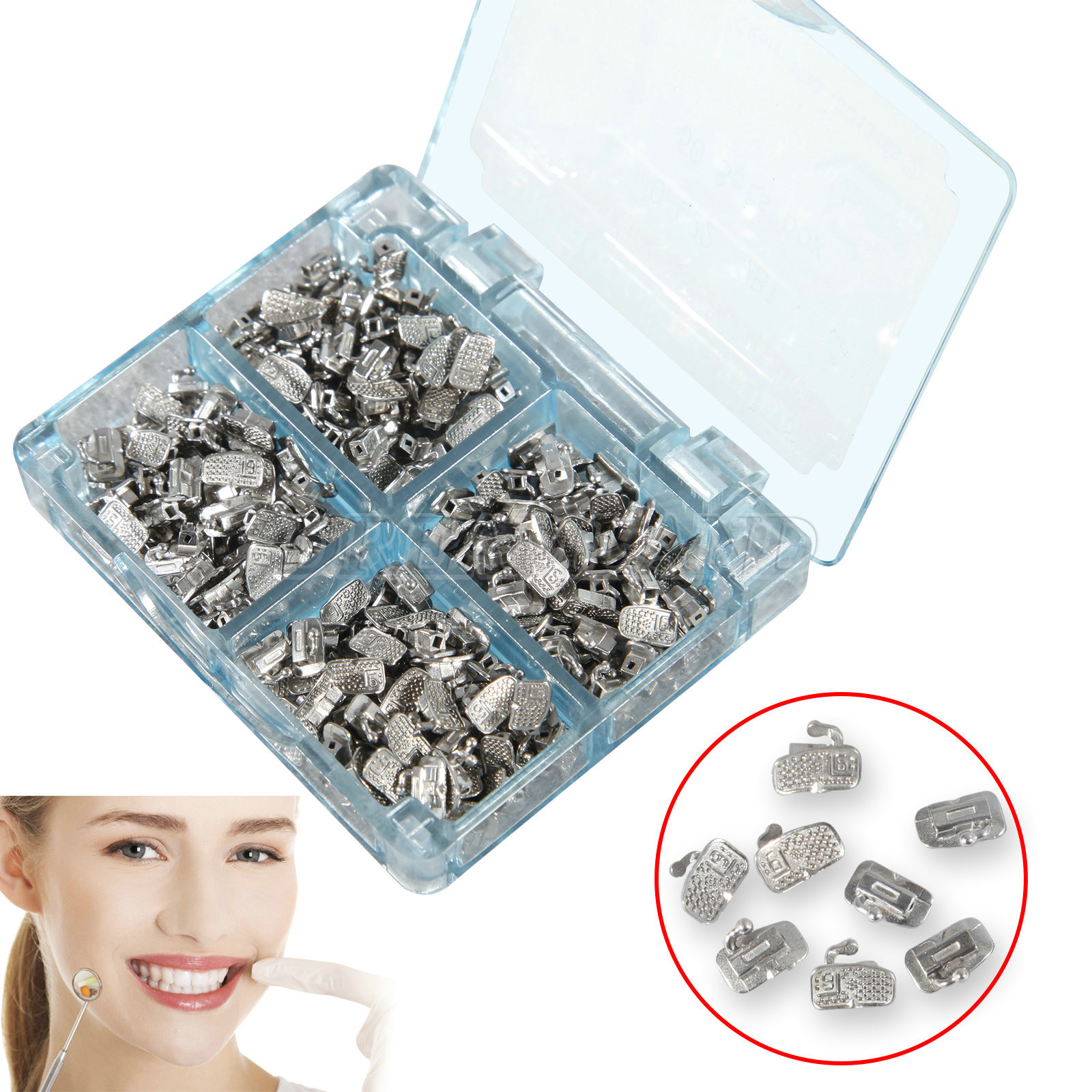 200pcs/Box Dent ortho Buccal Tube 1st Molar Bondable MBT 022 Monoblock imv