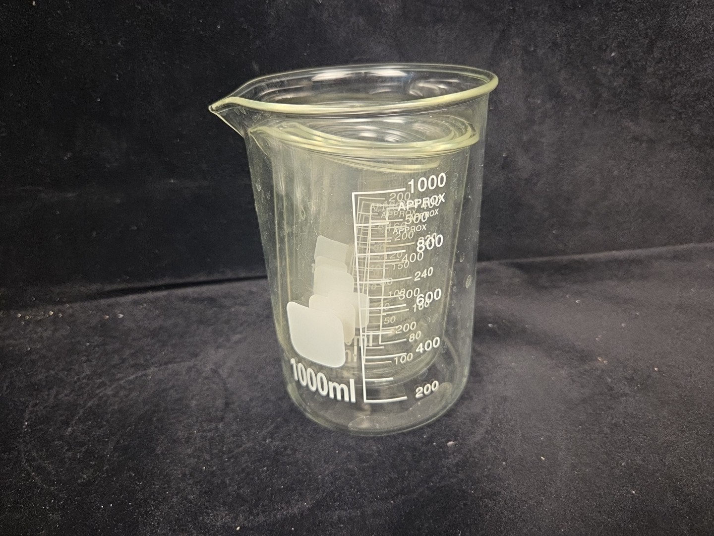 Beaker Nesting Set 7 Sizes 50ml 100ml 200m 250ml 400ml 500ml 1000ml