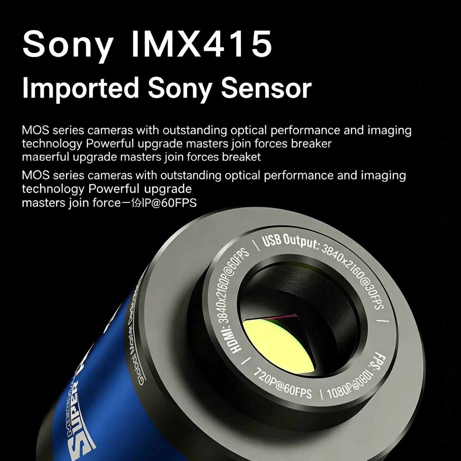 MECHANIC 4K Microscope Camera Sony IMX415 51MP HDMI USB Type-C Output for Trinoc