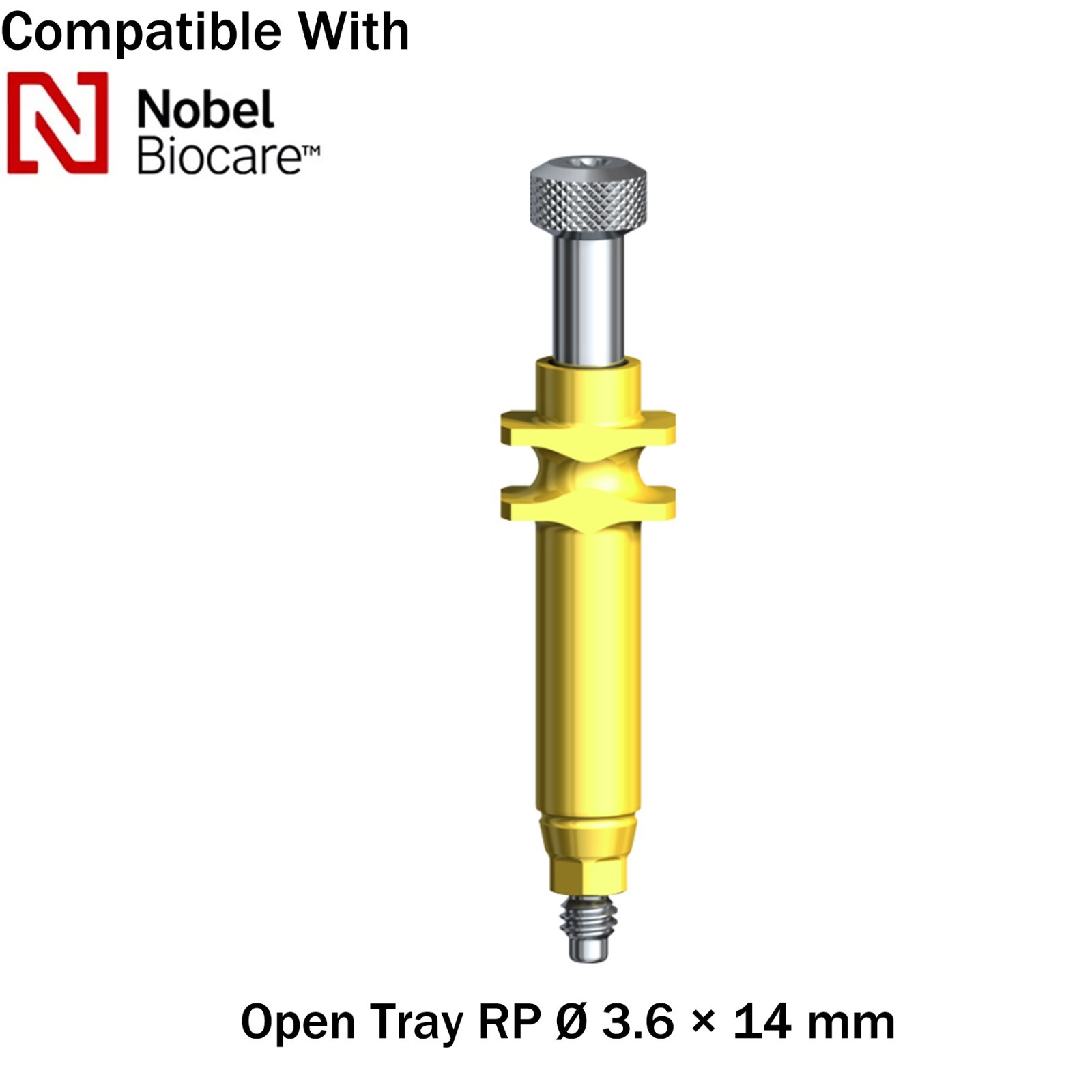 Dental Impression Coping Transfer Open Tray RP/NP Fits Nobel Active Ø3.6/5.0mm
