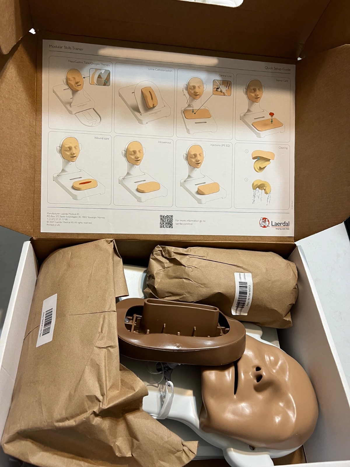 LAERDAL Modular Skills Trainer Nursing Medical Kit Lightly Used