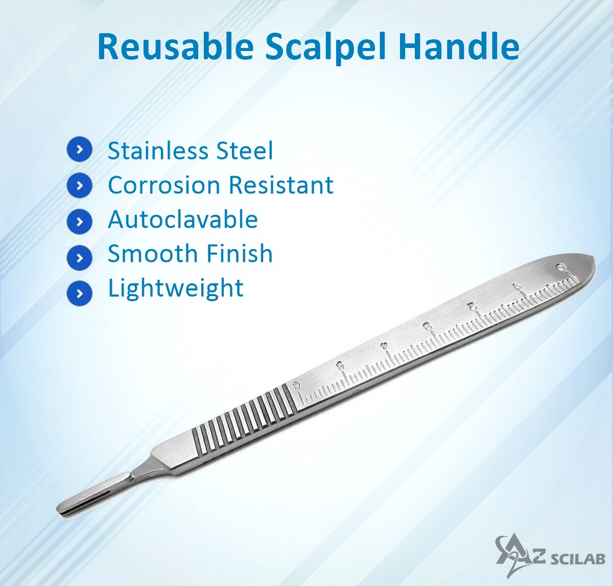 100 pcs Carbon Steel Sterile Surgical Scalpel Blades #11 + Graduated Handle No 3