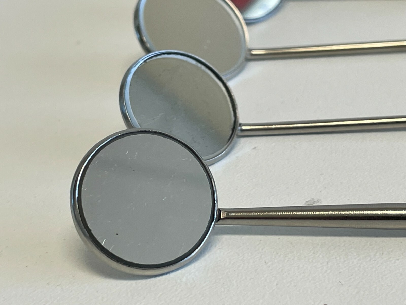 AA7: Lot of 5 V.Mueller American Eagle Schein Patterson Laryngeal Mirrors