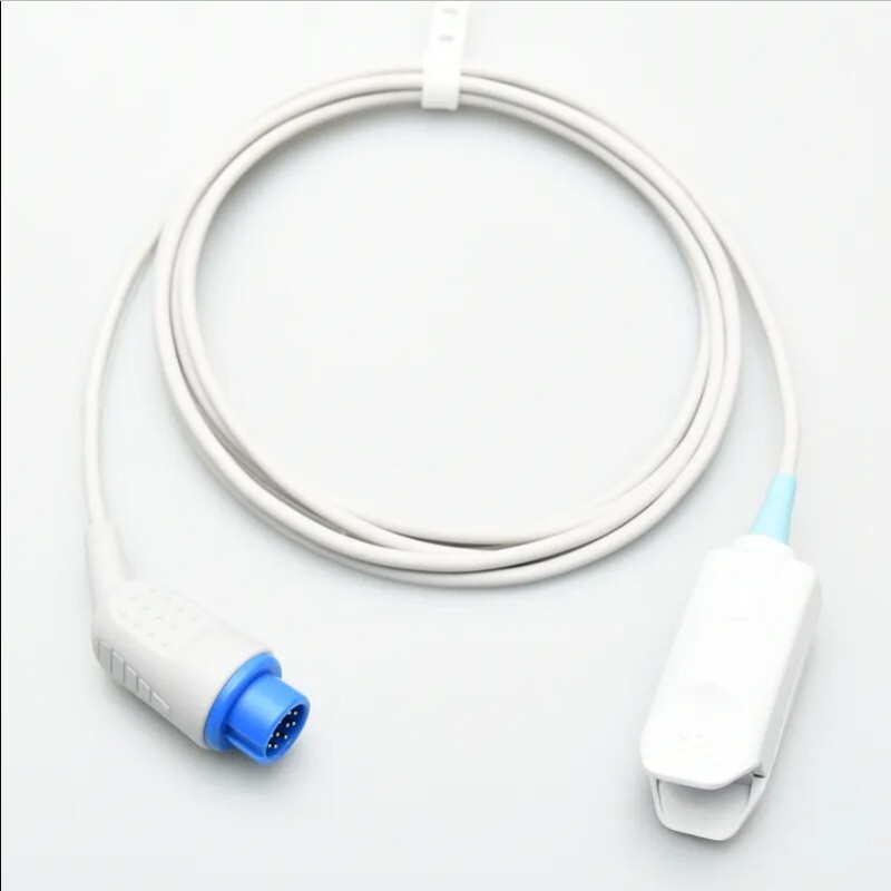 3m Reusable Probe Adult Finger Clip SpO2 Sensor Compatible with Biocare 10pin