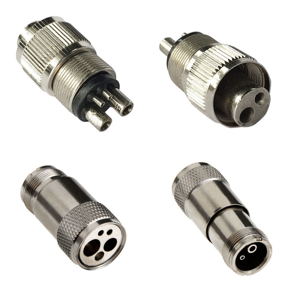 Dental Cambiar Adaptador Convertidor de Conector B2 a M4 para Alta Velocidad
