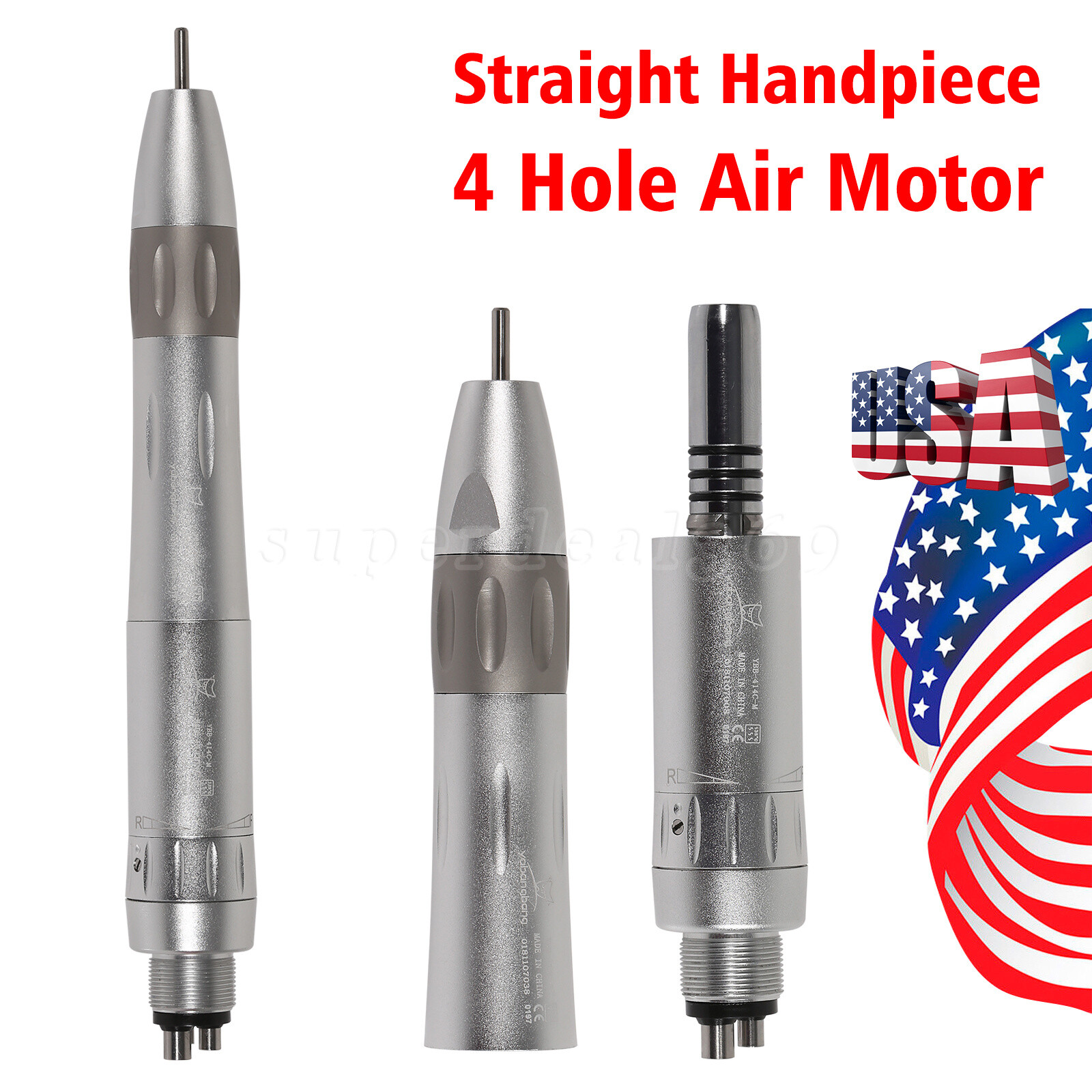 NSK Style Dental Inner Slow Low Speed Handpiece Straight Air Motor 4 H E-Type st