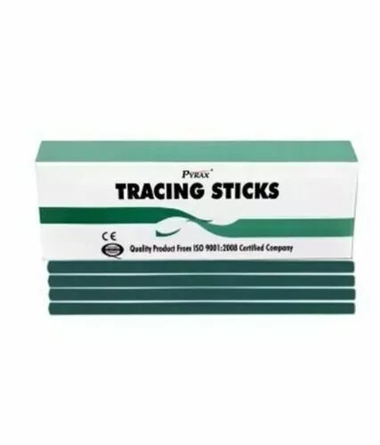 3 x Dental GREEN TRACING STICKS for functional & relining impressions 10 Sticks