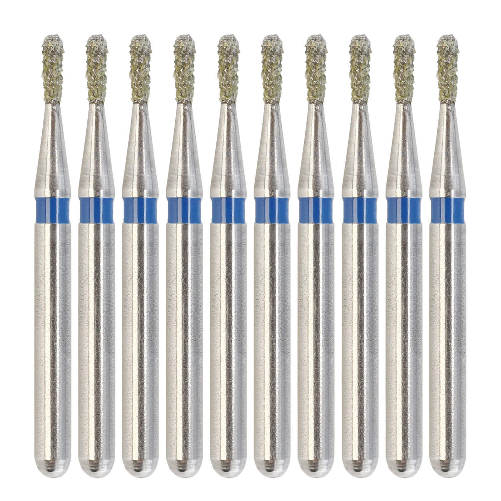 Dental 331 Diamond Burs Pear FG Medium Standard Grit 830/010M High Speed Burr