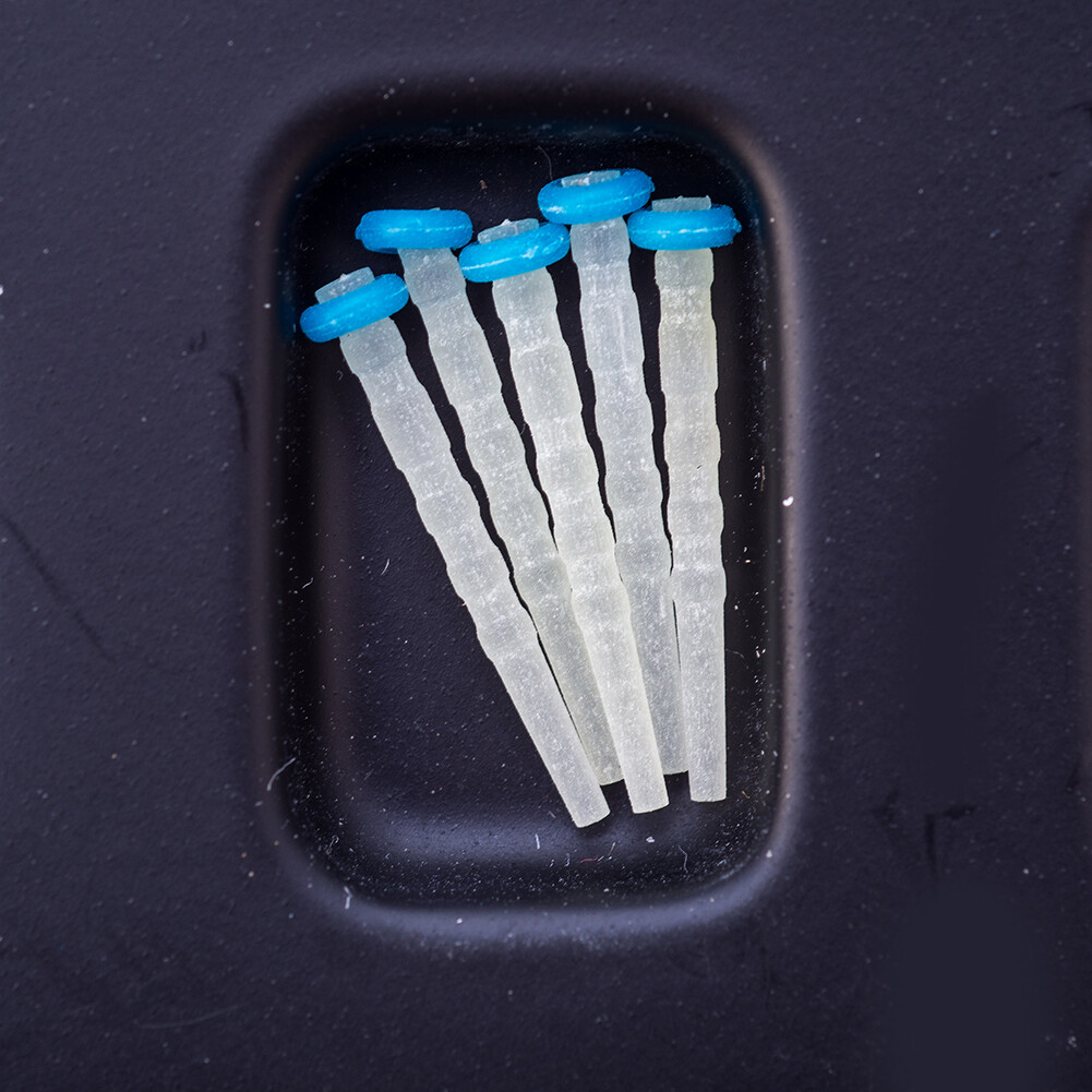 Easyinsmile Dental Fiber Post Endodontic Quartz Glass Screw Piles With 4 Drills