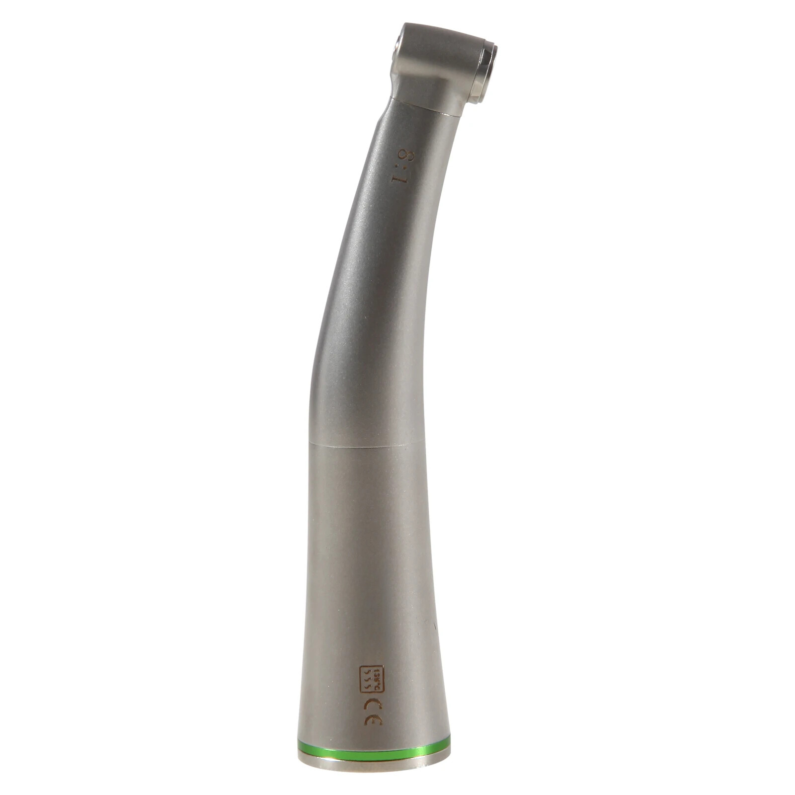 Dental 8:1 Green Endo Contra Angle Handpiece Mini Head Quattro Spray for Prophy