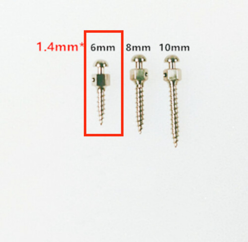 Dental Ortho Screw Micro Anchorage Mini Anchor Screws Titanium Temporary Implant