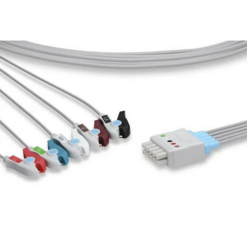 GE Vyaire Medical 412681-001 Multi-Link ECG 5 Lead Grabber Wires 29″ NEW in Bag
